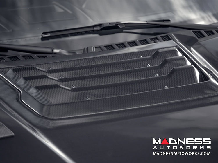Ford Raptor Carbon Fiber Hood Vent - OE Style - Gloss by Anderson Composites 